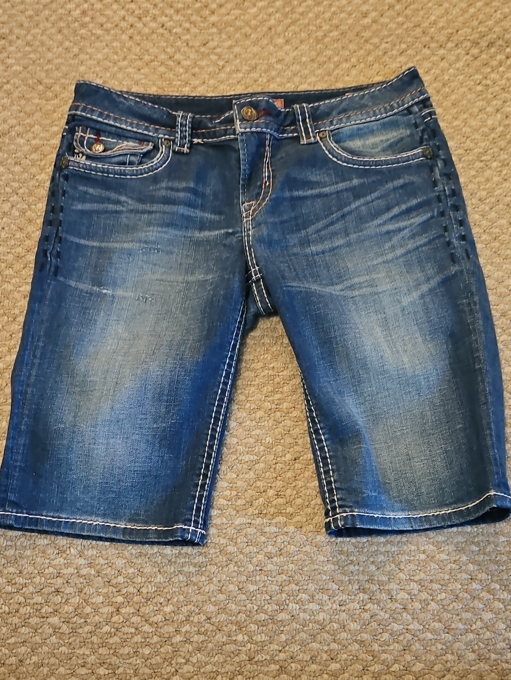 MEK Denim Bermuda Shorts